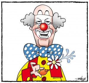 Jean Charest,Patof,clown,étudiants