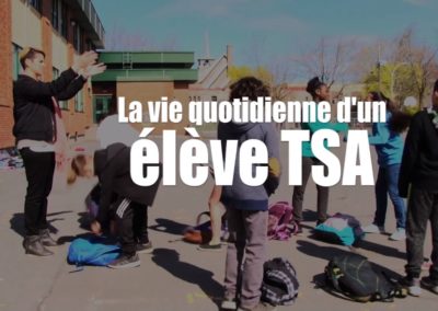 la vie quotidienne d’un élève TSA